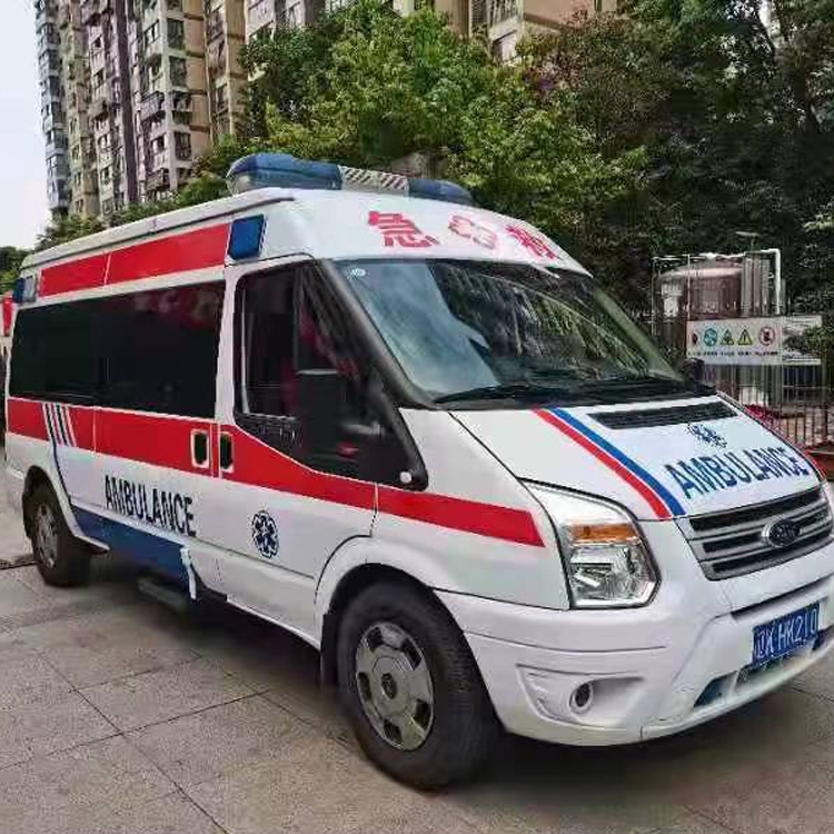 上杭长途救护车护送病人返乡